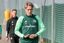 Wojciech Urbański Trening przed meczem z Molde FK