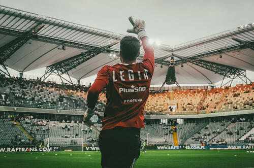 stadion Legii kibice Legii Kacper Tobiasz