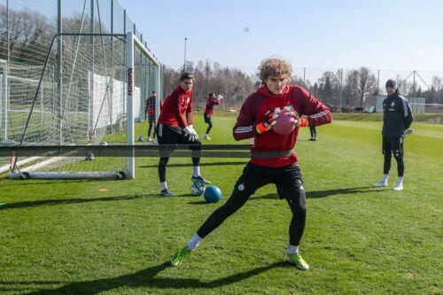 Wojciech Banasik Przygotowania do meczu z Widzewem