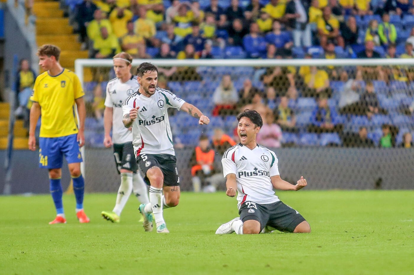 Broendby - Legia Warszawa 2:3 Ryoya Morishita