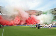 Legia Warszawa - Motor Lublin 5:2 kibice Legii oprawy oprawa