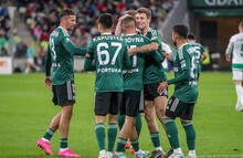 zespół Legia radość drużyna Lechia Gdańsk - Legia Warszawa 0:2