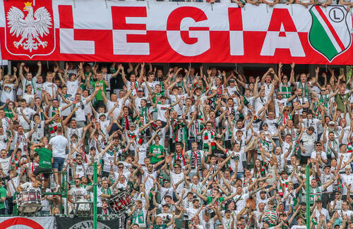 kibice Legii Legia Warszawa - Radomiak Radom 0:3