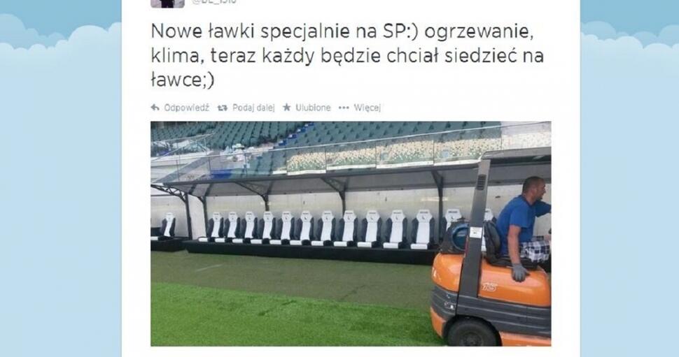 News: Nowe ławki rezerwowych na stadionie Legii