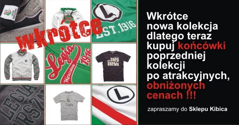 News: Nowa kolekcja wkrótce w sklepie Legii