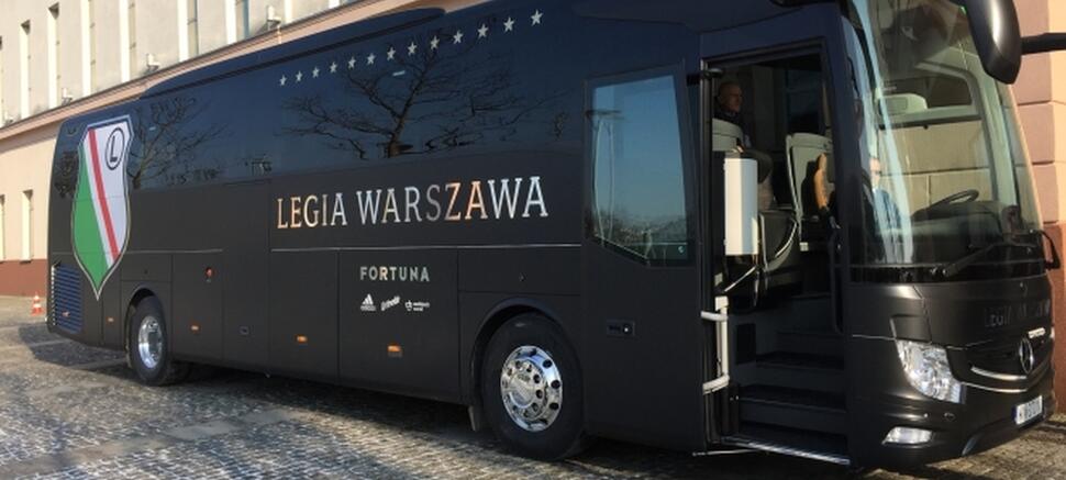 Nowy autokar Legii Warszawa