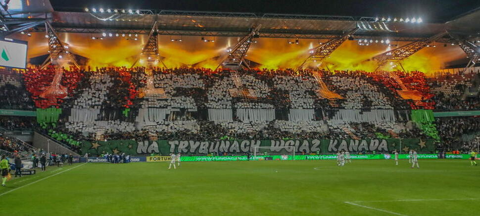 Legia kibice oprawa oprawy