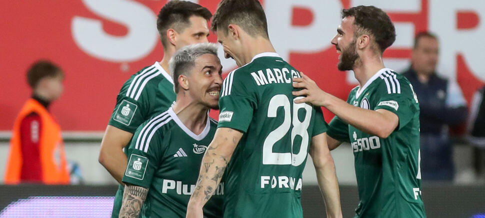 Josue Pesqueira Marc Gual Jurgen Celhaka Górnik Zabrze - Legia Warszawa 1:3