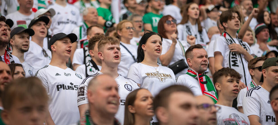 kibice Legii Legia Warszawa - Radomiak Radom 0:3