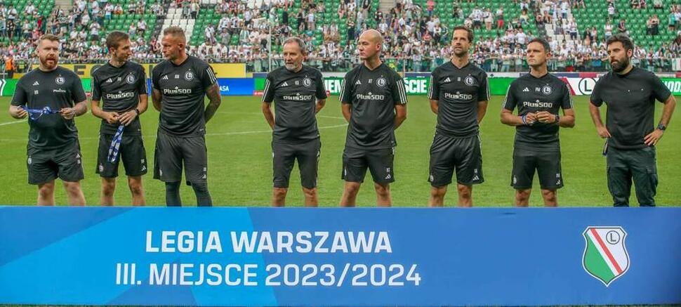 Bartosz Bibrowicz Piotr Parchan Arkadiusz Malarz Krzysztof Dowhań Alex Trukan Inaki Astiz Przemysław Małecki Goncalo Feio sztab Legia Warszawa - Zagłębie Lubin 2:1