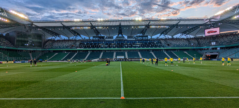 Legia - Caernarfon stadion Legii