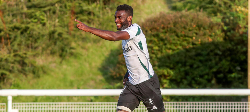 Caernarfon Town - Legia Warszawa 0:5 Jean-Pierre Nsame