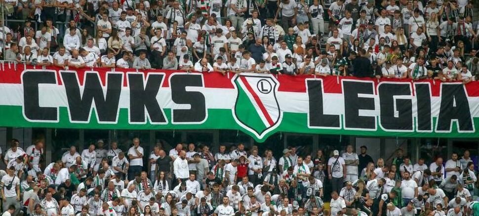 kibice Legii Legia Warszawa - Raków Częstochowa 0:1