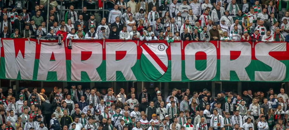 Legia Warszawa - Real Betis 1:0 kibice Legii