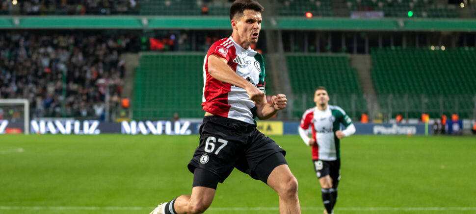 Legia Warszawa - Widzew Łódź 2:1 Bartosz Kapustka