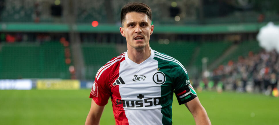 Legia Warszawa - Widzew Łódź 2:1 Bartosz Kapustka