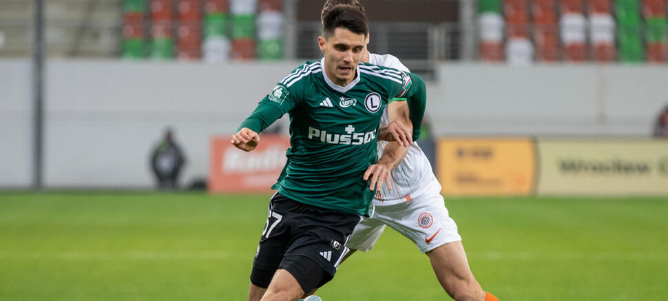 Zagłębie Lubin - Legia Warszawa 0:3 Bartosz Kapustka