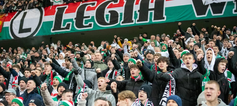 Legia Warszawa - FC Lugano 1:2 kibice Legii