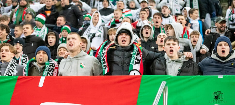 Legia Warszawa - FC Lugano 1:2 kibice Legii