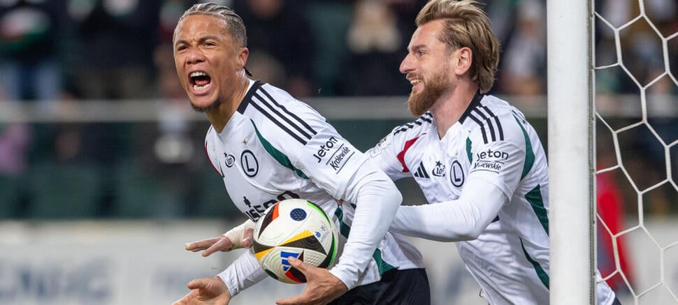 Legia - Korona Steve Kapuadi Rafał Augustyniak