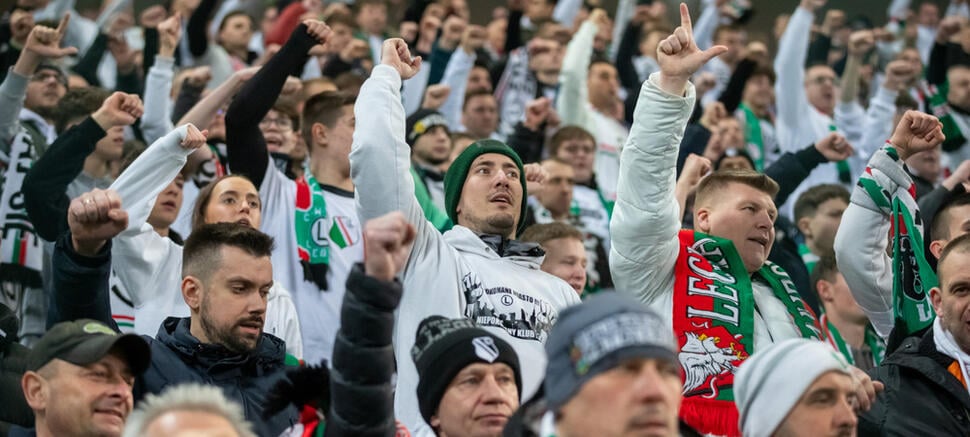 kibice Legii Legia Warszawa - Jagiellonia Białystok 3:1