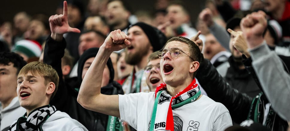 kibice Legii Legia Warszawa - Jagiellonia Białystok 3:1