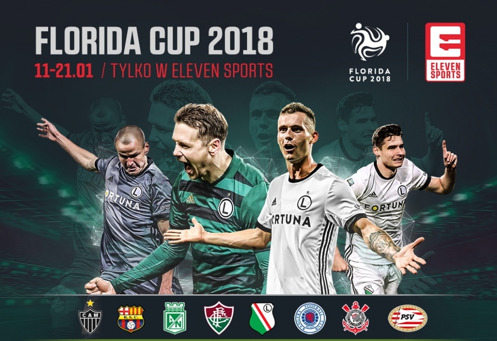 News: Mecze Legii na Florida Cup w Eleven Sports