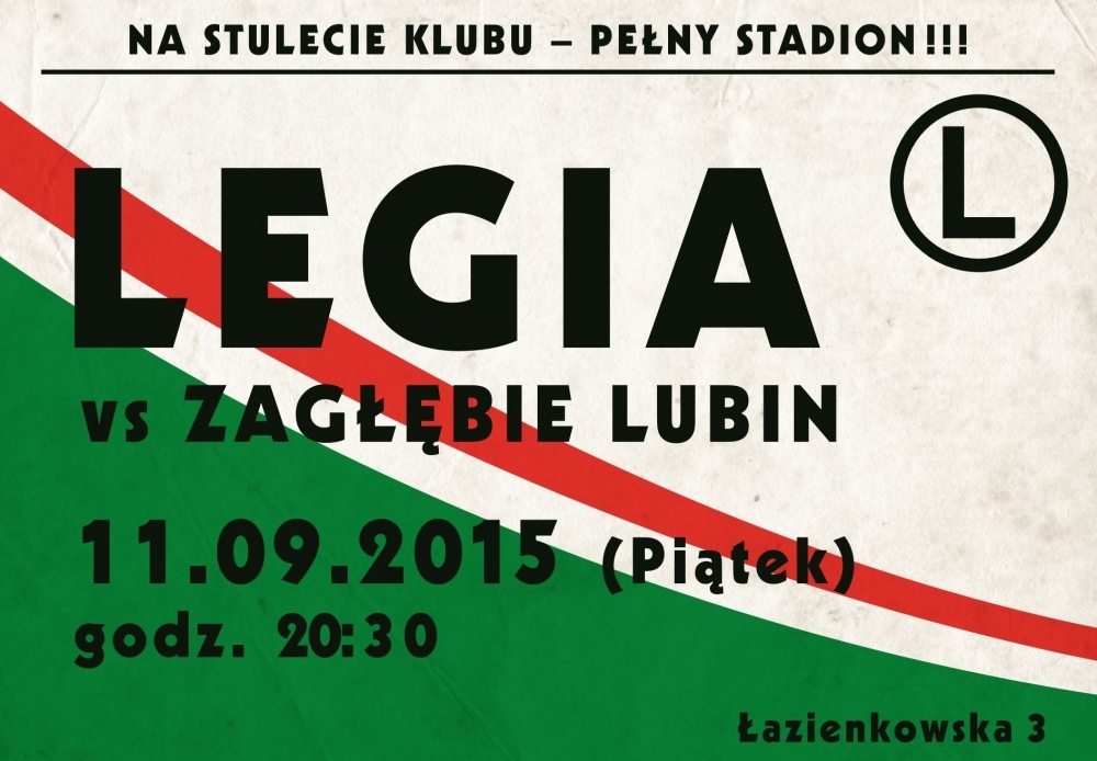 News: Akcja plakatowa trwa! - Na stulecie pełny stadion!