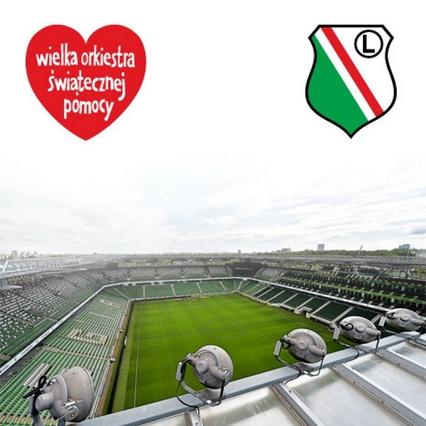 News: WOŚP: Wylicytuj spacer po dachu stadionu Legii