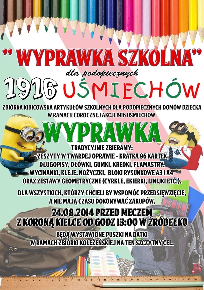 News: Akcja wyprawka - 1916 uśmiechów