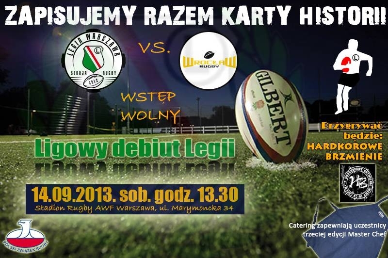 News: W sobotę na rugby będzie nawet prezes Legii