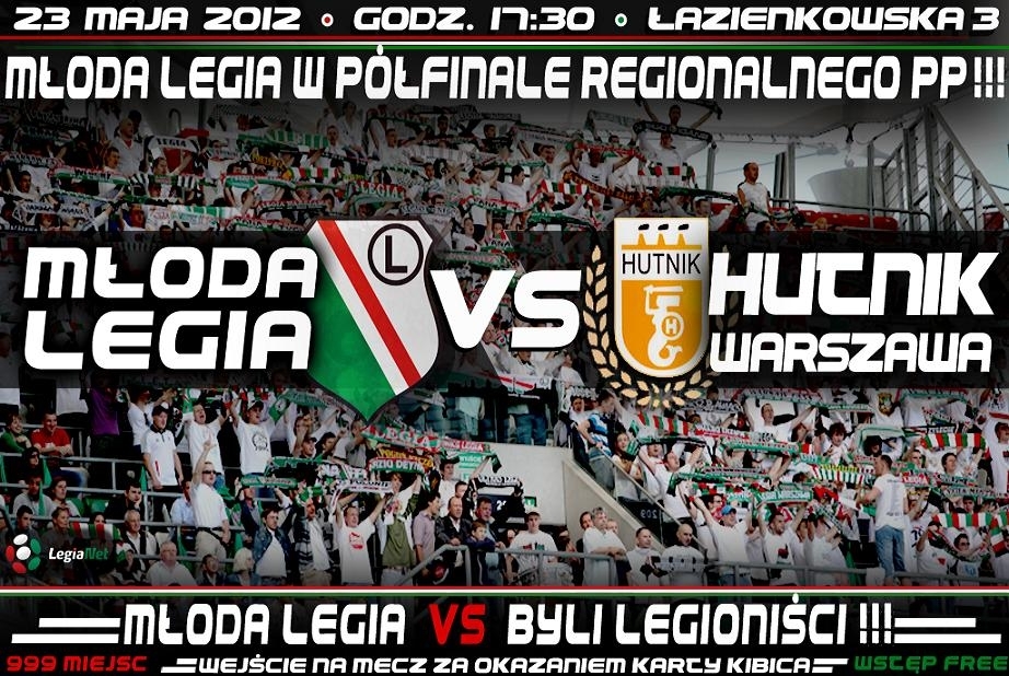 News: Zapowiedź: PP - Młoda Legia - Hutnik Warszawa