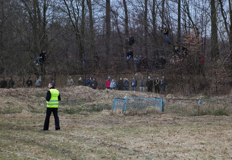 News: Mecz Gryfa z Legią kibice oglądali nawet z drzew