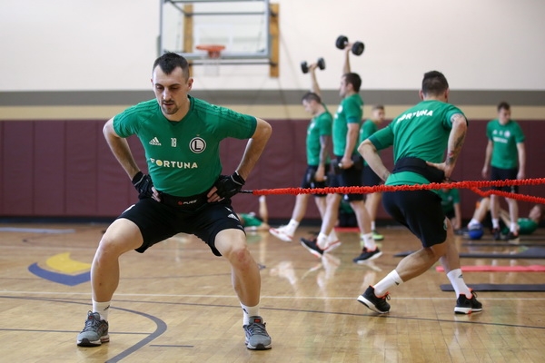 Poranny trening legionistów na Florydzie