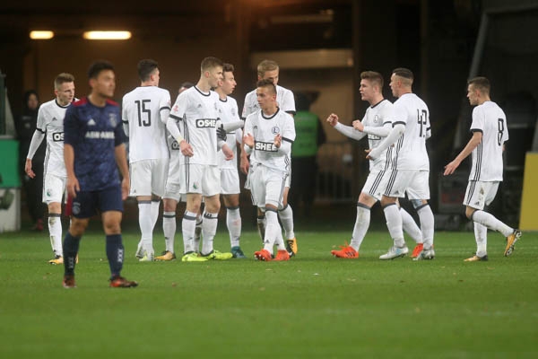 UYL: Legia - Ajax 1:4 (1:1) - Ajax za dobry na Legię