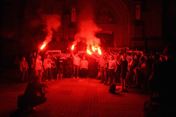 Kibice Legii podziękowali Bogu za udany sezon