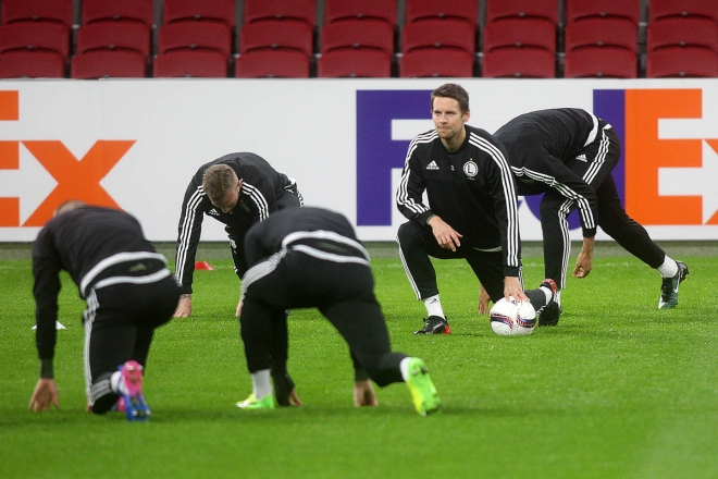 Legioniści trenowali na Amsterdam ArenA