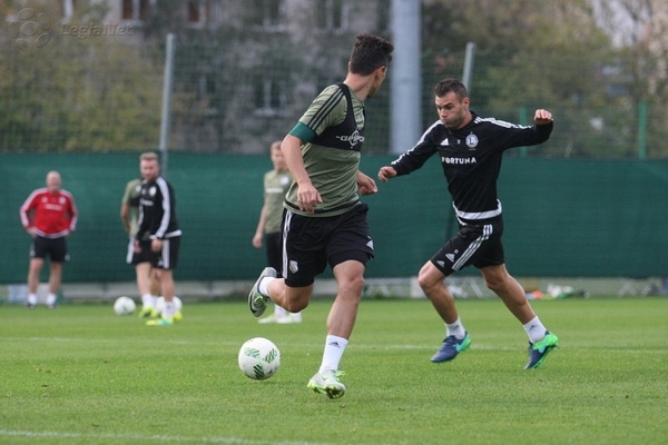 Legia trenowała bez Pazdana, Kucharczyk i Prijović indywidualnie