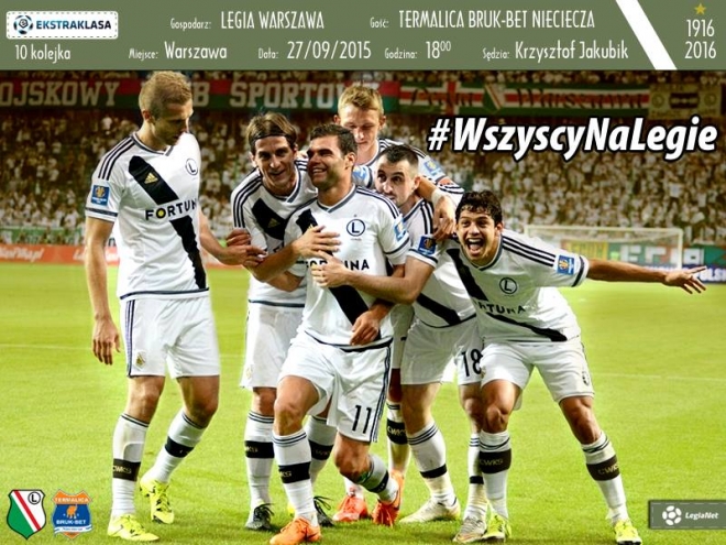 Legia - Termalica: Pierwsze, historyczne starcie