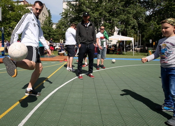 Piknik sportowy na Powiślu z Michałem Kucharczykiem