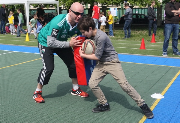 Piknik sportowy na Powiślu z Michałem Kucharczykiem