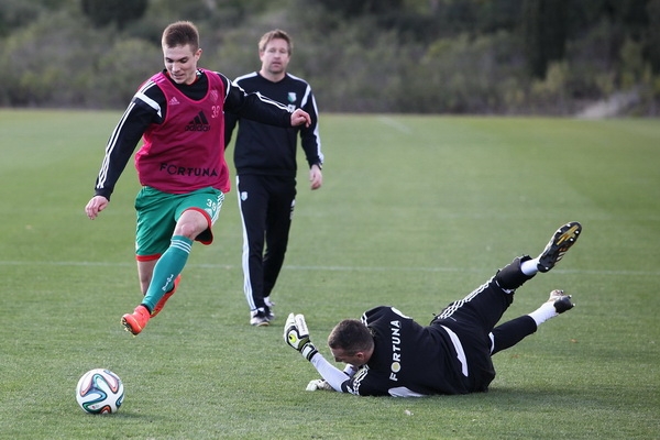 Popołudniowy trening Legii w Sotogrande