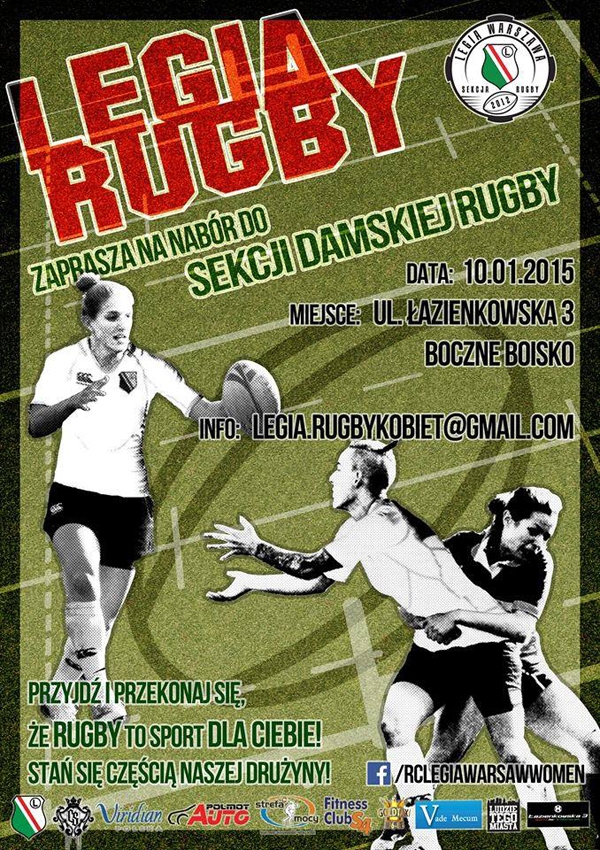 Nabór do damskiej sekcji rugby Legii