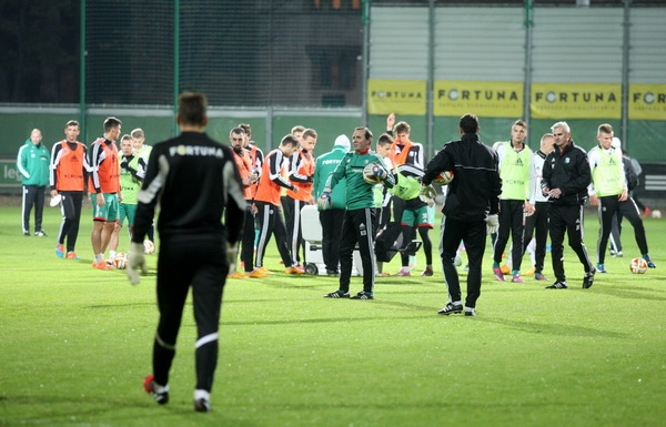 Wspólny trening I zespołu i rezerw