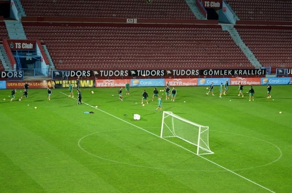 Piłkarze Legii trenowali na stadionie Trabzonsporu