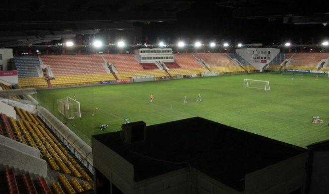 Legioniści trenowali na stadionie w Aktobe