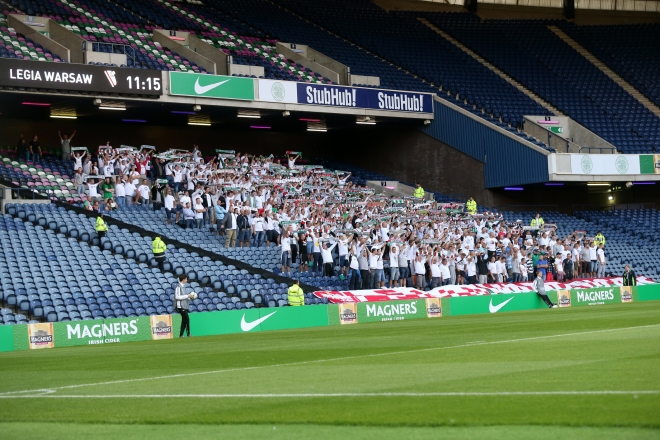 Celtic - Legia 0:2 (0:1) - Do Ligi Mistrzów jeden krok