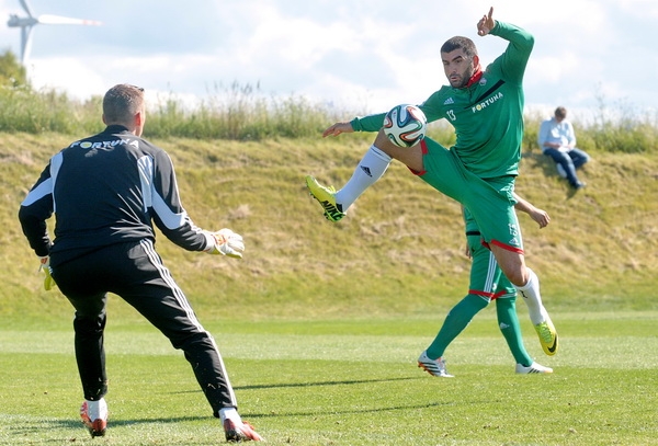 Popołudniowy trening: Skuteczny Dwaliszwili