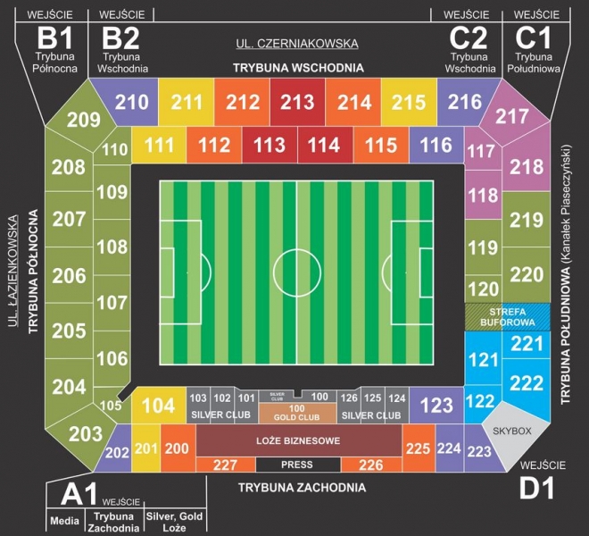 28,7 tys. zajętych miejsc na mecz z Lechem (akt.)