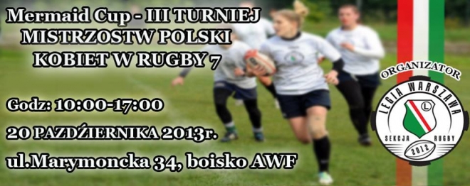 Rugbystki Legii zapraszają na turniej